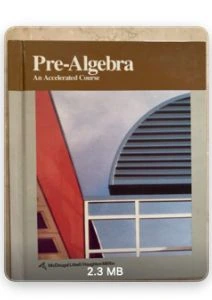 Pre-Algebra textbook